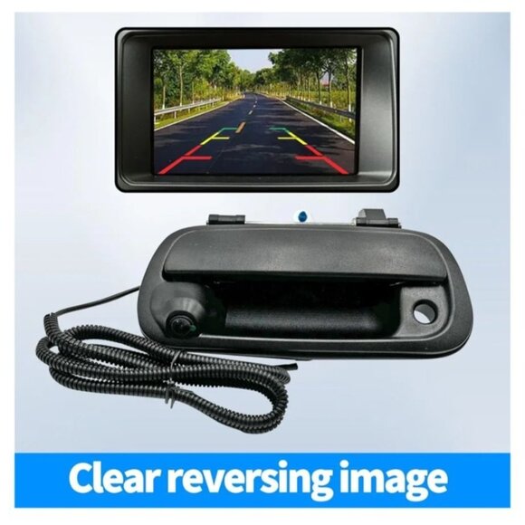 Rear View Backup Camera Tailgate Handle For 2000-2006 Toyota Tundra Waterproof - Picture 7 of 11
